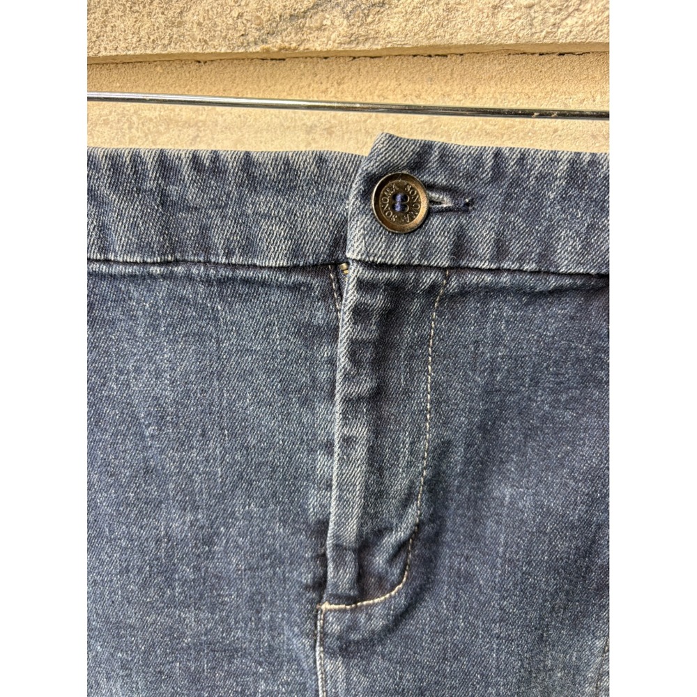 Sonoma Life + Style Womens Denim Pencil Skirt Dark Wash Blue Size 12 Stretch - Picture 3 of 8